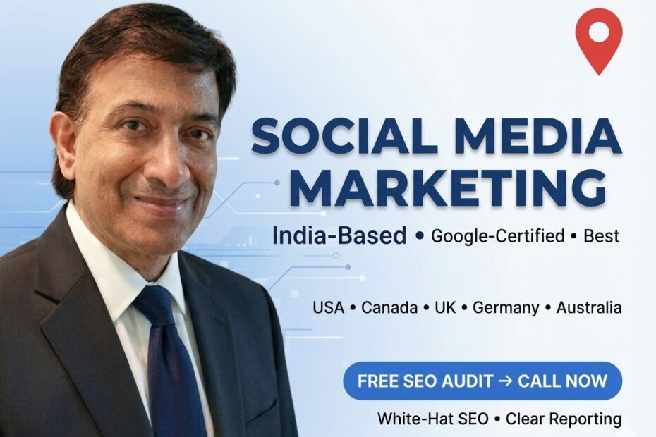 Social Media Marketing India in Gurugram (Gurgaon) — Ganpati Zone monthly social media management for USA, UK, Canada, Germany and Australia
